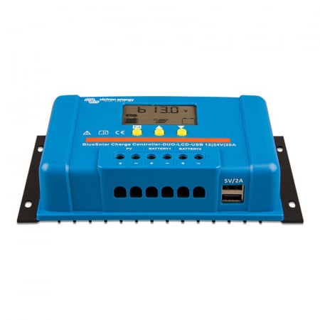 PWM Controllers - BlueSolar PWM DUO-LCD&USB 12/24V-20A