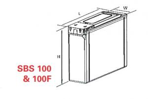 VRLA Battery PowerSafe SBS EON 12V 100 Ah SBS 100 [1]