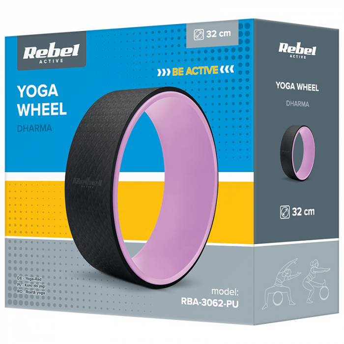 Roata Yoga Dharma Negru Violet Rebel Active [5]