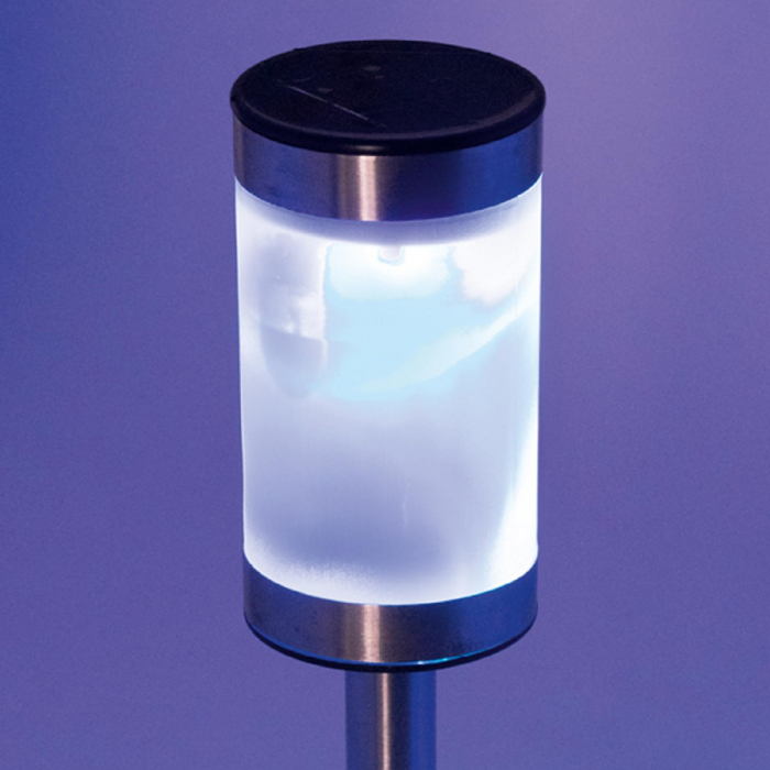 *PROMO*Lampa de gradina cu baterie solara, metalica, multicolor, ziua se incarca, noaptea lumineaza [4]