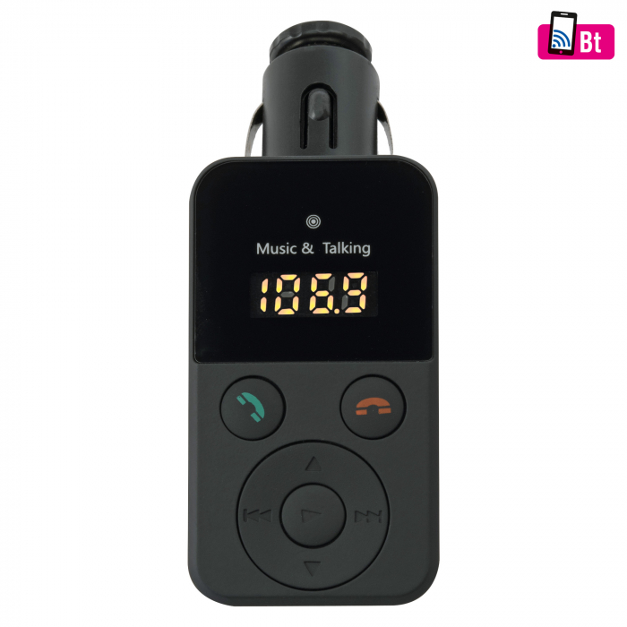 Modulator FM si BT cu amplificator telefon prin BT [1]