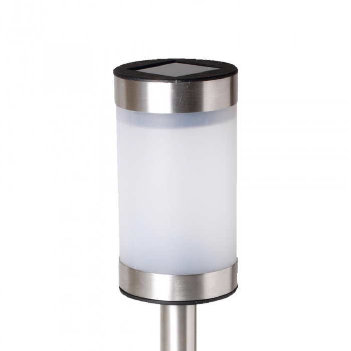 *PROMO*Lampa de gradina cu baterie solara, metalica, multicolor, ziua se incarca, noaptea lumineaza [1]