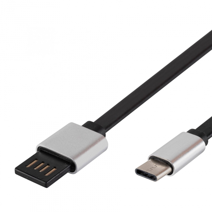 Cablu de incarcare USB-C, plat, 2m [1]