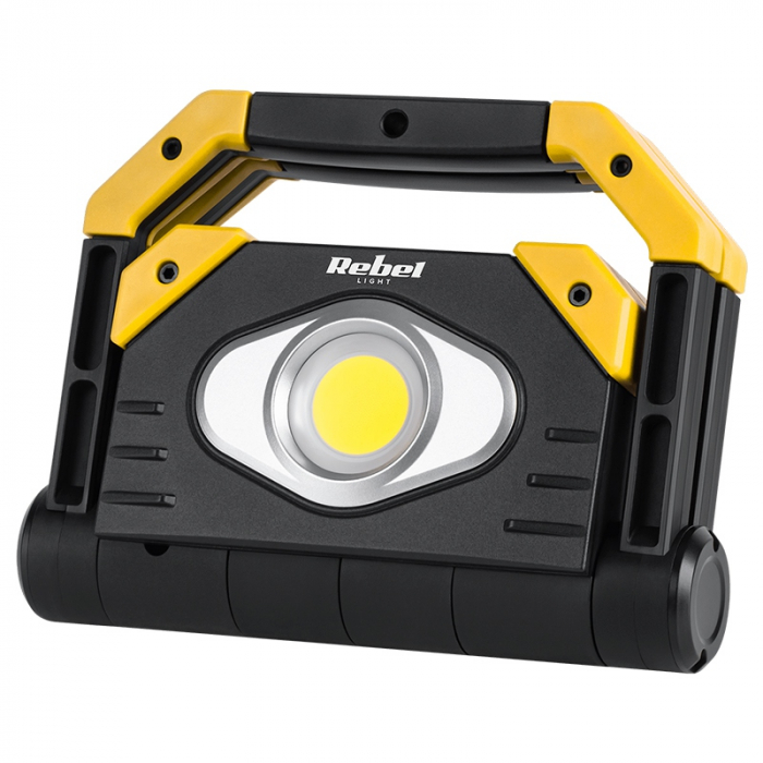 Reflector LED 2x 9.5W COB cu acumulator 3.7V, 5Ah - Rebel [5]