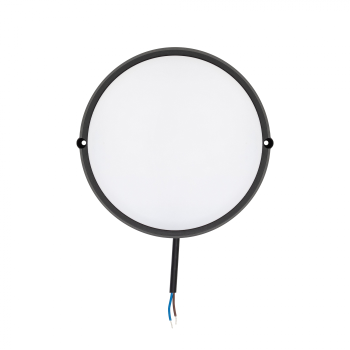 Aplica/plafoniera LED, rotunda 18W, 4000K, negru [2]