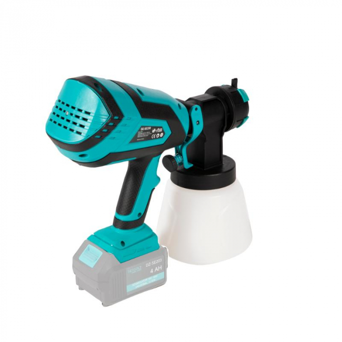 Pistol vopsit 18 V 600ml/min cu rezervor de 1000 ml [3]