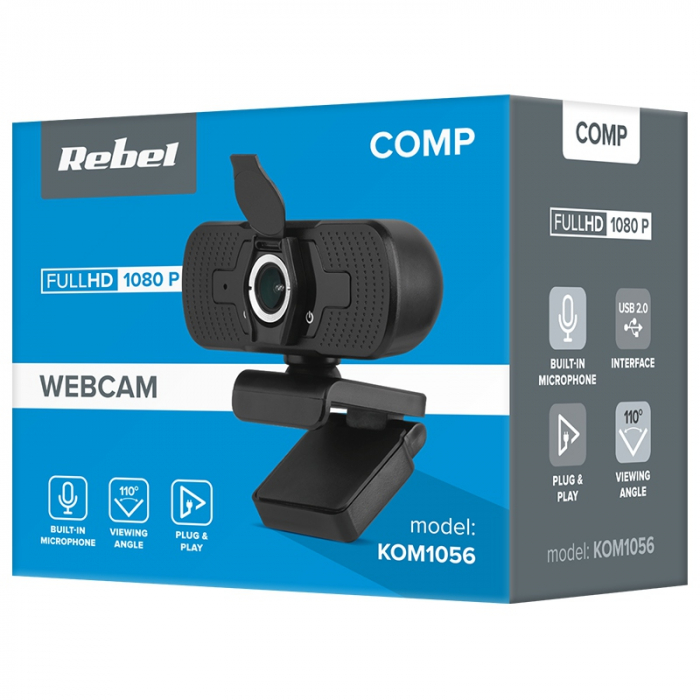 Cameră Web 1080P REBEL [4]