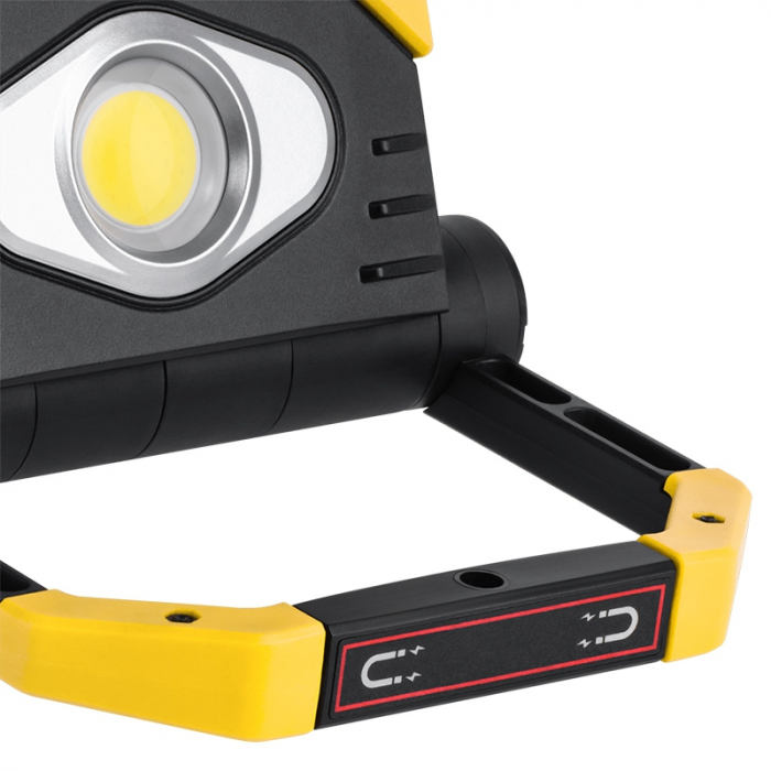 Reflector LED 2x 9.5W COB cu acumulator 3.7V, 5Ah - Rebel [6]