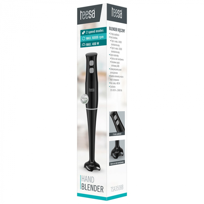 Blender de Mână Negru 400W Teesa [6]