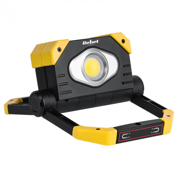 Reflector LED 2x 9.5W COB cu acumulator 3.7V, 5Ah - Rebel [3]