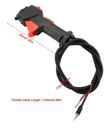 Acceleratie motocoasa cu reglaj (114cm) [2]