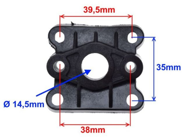Adaptor carburator scuter / atv Pocket Bike [2]