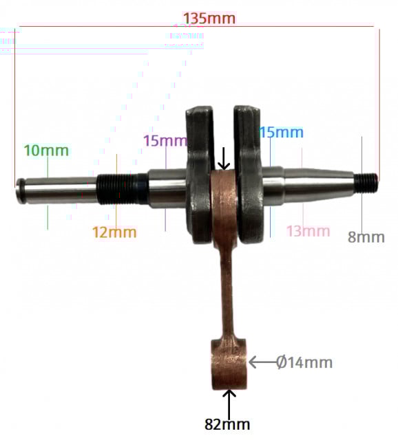 Ambielaj drujba compatibil Stihl 028, 028Q, 028W, 028WB [2]