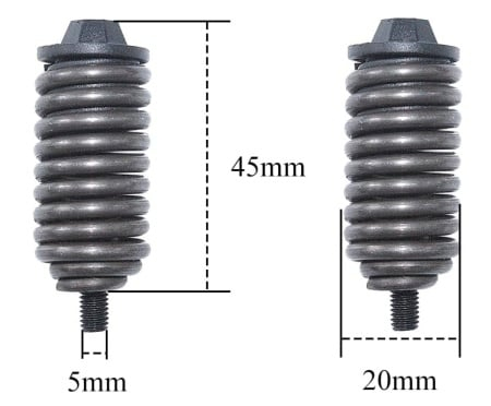 Amortizor drujba Husqvarna 362, 365, 371, 372, 570, 575 - maner (cal. 1) [2]