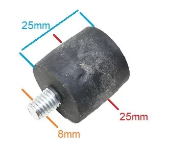 Amortizor universal generator, motopompa (cu surub de 8mm) [2]