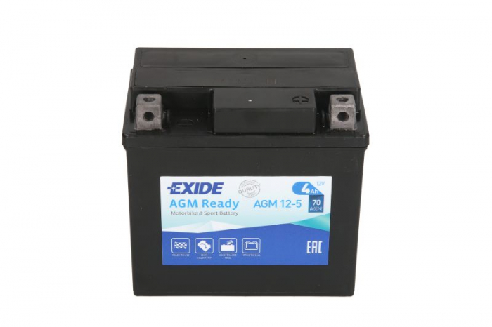 Baterie EXIDE cu gel 12V 4AH 113x70x105mm [2]