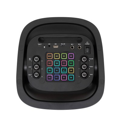 Boxa portabilă Somogyi PAR2100BT este soluția ideală pentru petreceri, evenimente sau utilizare în aer liber. Oferă un sunet puternic și clar, cu o putere RMS de 50 W, completat de efecte de iluminare LED care creează o atmosferă de party autentică [4]