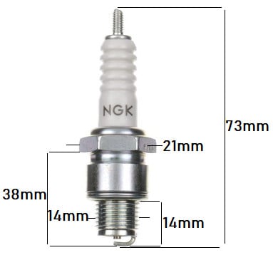 Bujie moto / scuter NGK B8HS [2]