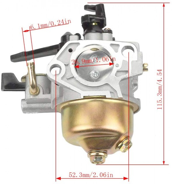 Carburator compatibil Honda GX 390, 13HP (cu robinet de benzina) [2]