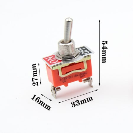 Comutator simplu 15A 250V (2 papuci) [2]