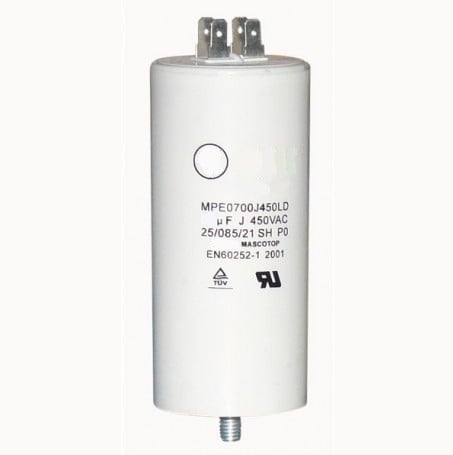 Condensator turatie motor electric CBB60 (450V 20uf) cu papuci [1]