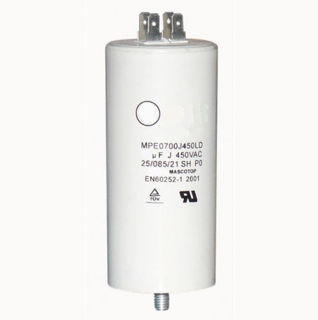 Condensator turatie motor electric CBB60 (450V 35uf) cu papuci [1]