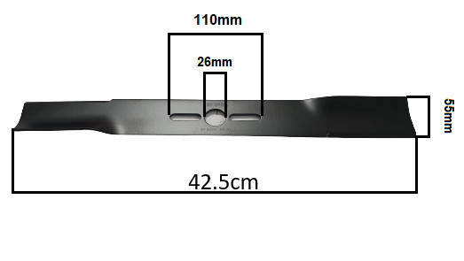 Cutit masina de tuns gazon universal 42.5cm (+saibe) [2]