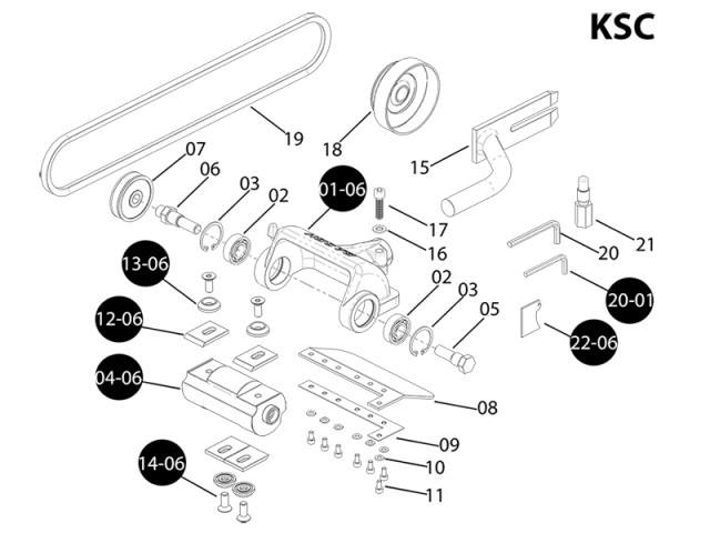 Cutit pentru decojitor busteni drujba (model 1) [2]