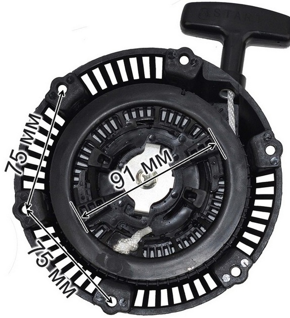 Demaror motor Mitsubishi GM82, 152F, 154F 2.5CP [2]