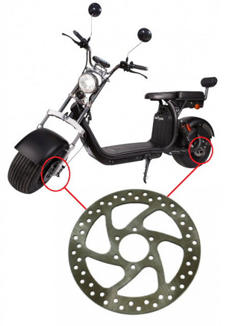 Disc frana scuter electric City Coco [1]
