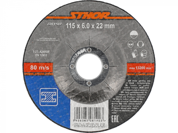 Disc pentru slefuit metale 115mm [1]