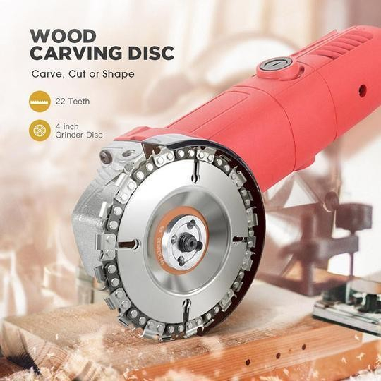 Disc polizor unghiular cu lant de drujba (Ø 16 x 100 mm) [2]