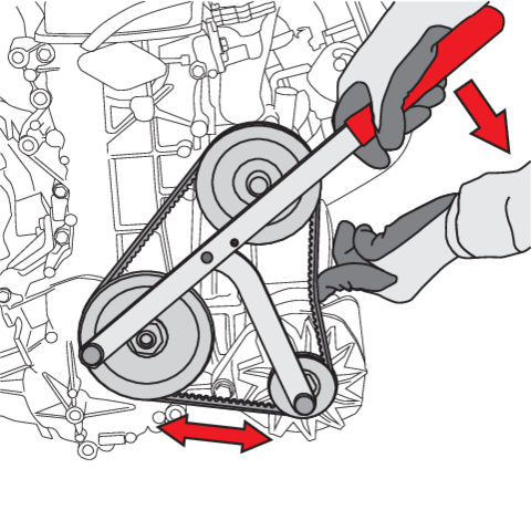 Dispozitiv intindere curea alternator [3]