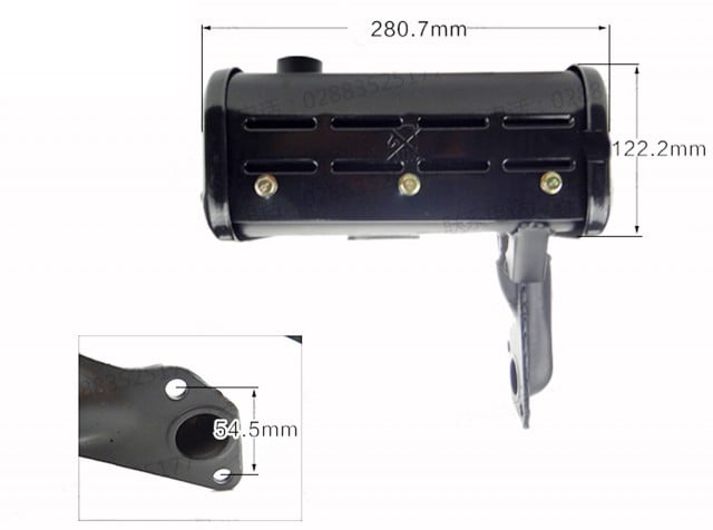 Esapament motor diesel 186F [1]