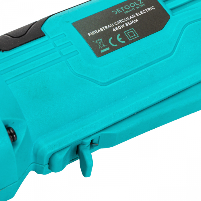 Fierastrau circular electric 480W, 85mm, 3500 rpm, albastru [3]