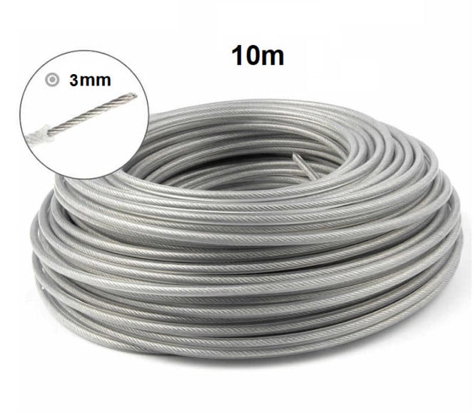 Fir motocoasa insertie otel 3mm x 10m rotund [1]