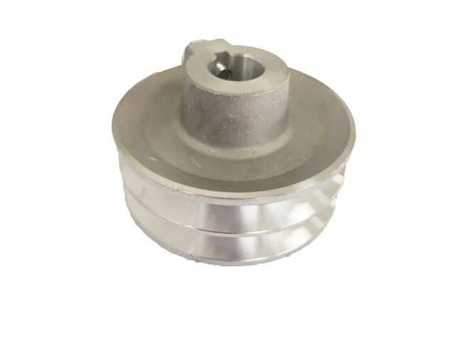 Fulie dubla motor generator, motopompa, motocultor 5-7CP (ax 20 mm, diametru 90mm) [2]