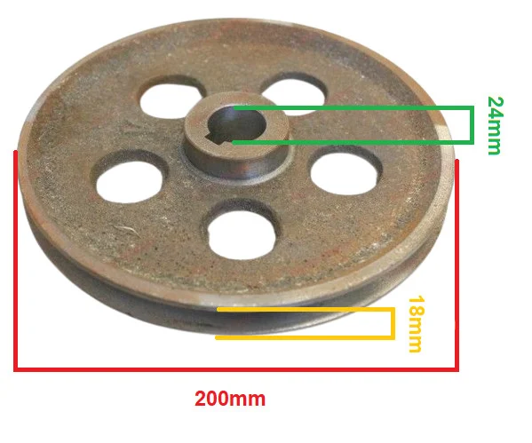 Fulie motor electric 24mm x 200mm [2]