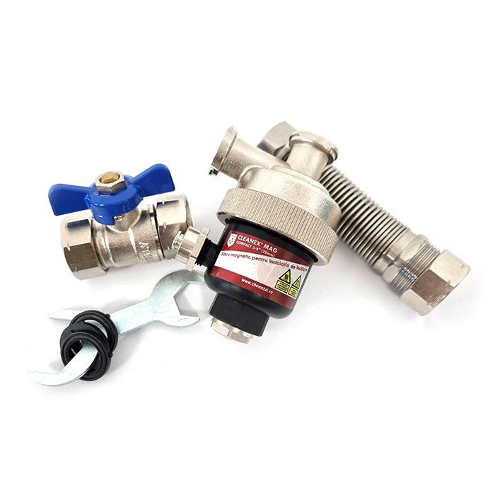 INSTAL EXPERT - Pachet complet pentru protectia instalatiei termice (filtru antimagnetita + anticalcar + neutralizator de condens ) [2]