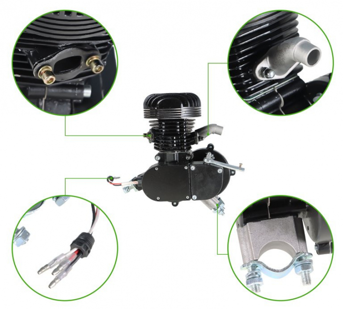 Kit motor bicicleta 100cc 2 TIMPI [3]