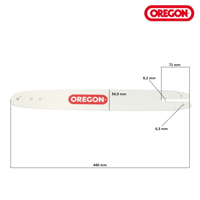 Lama drujba Oregon 27.5 dinti - pas 3/8 - 40cm - 1.3mm [2]
