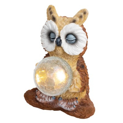 *PROMO*Lampa solara, bufnita cu un led alb cald [2]