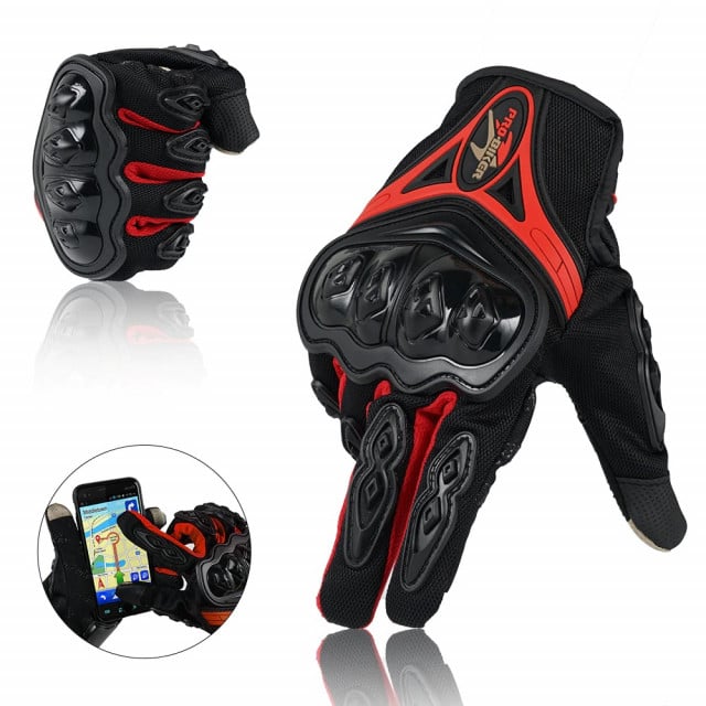 Manusi cu protectie Pro Biker (rosii) [2]