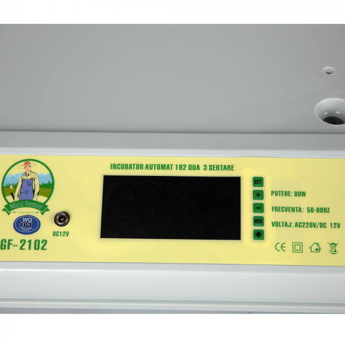 Incubator electric capacitate 192 oua cu 3 etaje [5]
