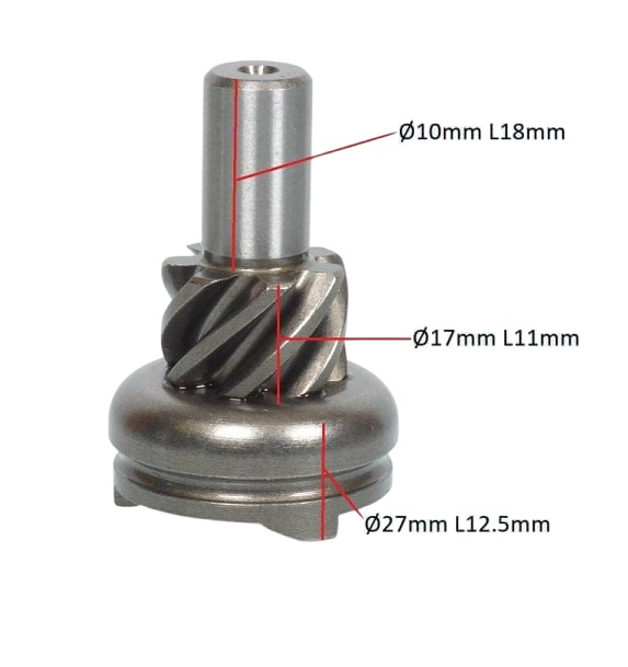 Rac pornire scuter Peugeot Speedfight, Ludix 50cc 7 dinti [2]
