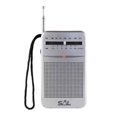 Radio portabil 2 benzi, argintiu 69 mm x 118 mm x 30 mm [2]
