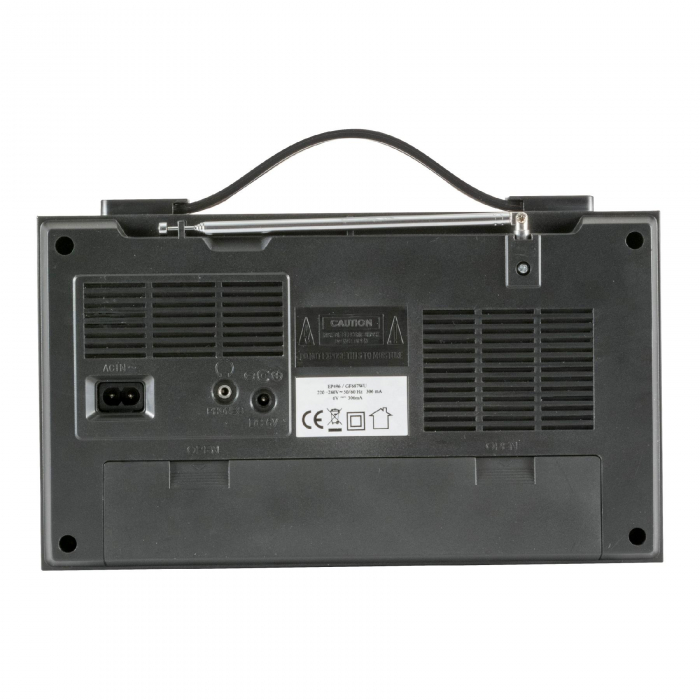 Radio portabil retro cu casetofon  280 x 170 x 100 mm [4]