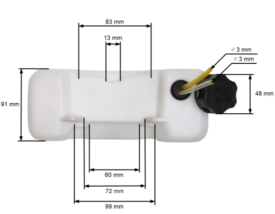 Rezervor benzina motocoasa TL52 [1]