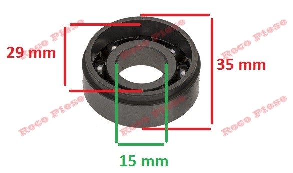 Rulment ambielaj drujba compatibil Stihl MS 240, MS 260, MS 280, MS 340, MS 341, MS 360, MS 361, MS 460 (35 x 15 x 13mm) [1]