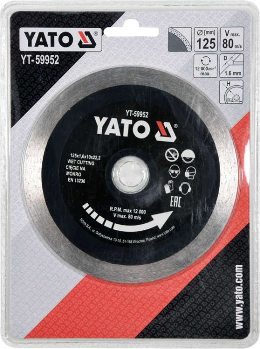 Disc diamantat de 125 mm pentru ceramica profesionala [2]